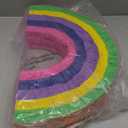 BLUE PANDA Rainbow Pinata for Pride, Baby Shower, Kids Birthday Party Decorations, (Small, 16.8 x 3.0 x 10.7 Inches)