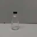 10 Pack, 4 oz Small Clear Glass Bottles w/Lids & 3 Stainless Steel Funnel - 120ml Boston Round Sample Bottle for Potion, Juice, Ginger Shot, Wellness, Oils, Whiskey, Liquids - Leakproof Travel Bottle