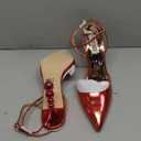 Badgley Mischka Women's Indie Ii Pump (9, Red)