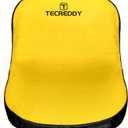 Lawn Mower Seat Cover, Weatherproof Heavy Duty Tractor Seat Cover Compatible with John Deere LP92324 Cub Cadet Riding Lawn Mower, Medium (Yellow)
