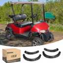 10L0L Golf Cart Fender Flares for EZGO RXV, Standard Front Rear Fender Flasres for 2008-2015 EZGO RXV G&E. NOT for Modified Cart