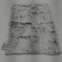 PJYuCien Fluffy Fleece Calming Pet Throw Blanket, Super Soft and Warm for Indoor Cats and Dogs, Small 16 * 24", Machine Washable, Grey Puppy Bed