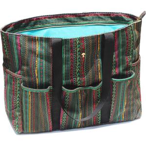 ESVAN Utility Tote Bag Weekender Duffle Bag with 13 Pockets - Perfect for Travel, Work, Gym, Beach, Teachers, and Nurses