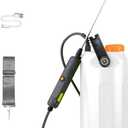 HIFAY ESX-8 Electric Sprayer, Garden Sprayer 2 Gallon,Weed Sprayer in Lawn & Garden,Rechargeable Battery Powered Sprayer with Telescopic Wand,Plant Mister,Indoor Watering Can for Plants (Translucent)