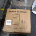 2" Clear Sphere Ice Maker with Clearcore Technology, 4 Ice Balls in 38 Mins, 150 Daily Output, Countertop Ice Ball Maker with Automatic Water Supply & Self-Cleaning, Ideal for Whiskey & Bourbon