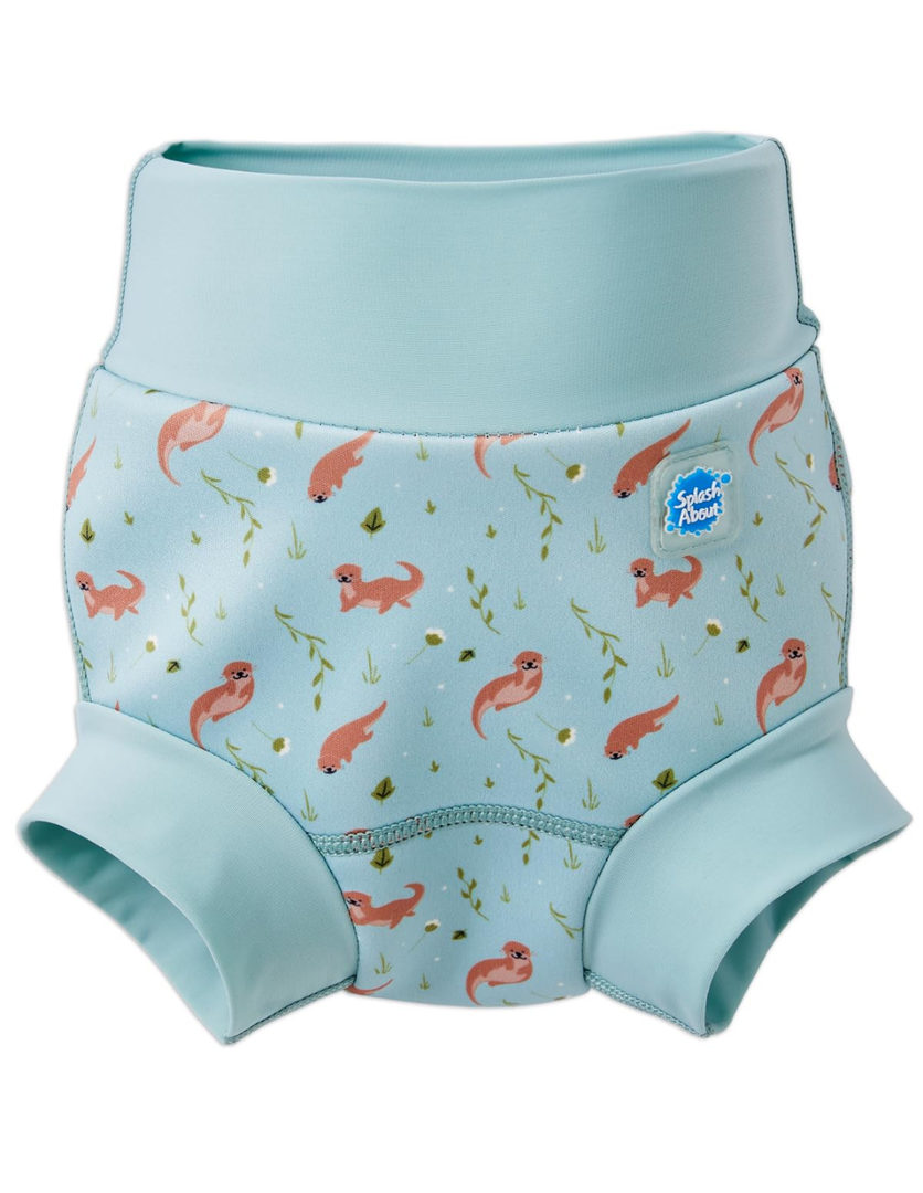 Splash About Happy Nappy Reusable Swim Diaper, Playful Otters, 1-2Years