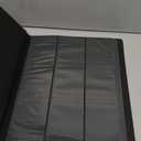 Trading Card Binder 9 Pocket, Fabmaker PU Cover Card Collection Binder for 360 Cards, Premium Card Book, Sturdy Card Holder Folders, Card Album for YuGiOh, MTG, TCG, Game Cards & Sports Cards, Black