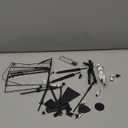 Titan 13 Action Figure Set (Assembly Completed), 3D Printed Multi-Jointed Movable T13 Lucky13 Dummy Mobile Robot, Nova 13 Action Figures Desktop Decorations for Game Lovers Toy (White/Black)