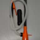 Electric Fuel Transfer Pump Siphon Pump for Gas, Fuel, Diesel, Water Transfer 2.4 GPM Flow Oil Extractor -Easy to Use Hand Fuel Pump, Multi-Use Siphon Fuel Transfer PumpDeep Orange