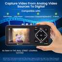 ClearClick Video to Digital Converter 2.0 (Second Generation) - Record Video from VCR's, VHS Tapes, AV, RCA, Hi8, Camcorder, DVD, Gaming Systems [Requires Working VCR/Camcorder & Tapes]