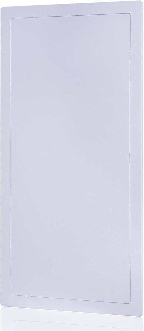 Suteck Plumbing Access Panel for Drywall Ceiling 14 x 29 Inch Reinforced Plastic Wall Access Doors Removable Hinged White