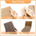 2 x Cardboard Cutter for Cat Scratchers with 10 Blades, Used to Cut 1.6" Wide Cardboard Strips, Corrugated Board Strip Cutter Tool for DIY Cat Scratchers, Wooden Handle