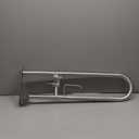 Toilet Grab Bar 30.3 Inch, YuanDe Brushed Nickel Anti-Slip Support Rail, U Shaped Flip-Up Grab Bar with Paper Holder, Stainless Steel Knurled Handicap Safety Handrails for Disabled Elderly Pregnant