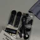 USB C Lavalier Microphone Wireless Mini Mic for Type-C Android Phone/Tablet/PC Video Recording Clip-on Mics with Rotatable Clip&Denoise Recording, Ideal for Vlog Tiktok Youtube Podcast Content Creator