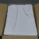 sancua 6 Pack White Tablecloth 60 x 102 Inch, Rectangle Table Cloth for 6 Feet Tables - Stain and Wrinkle Resistant Washable Polyester Table Cover for Dining Tables, Buffet Parties and Camping