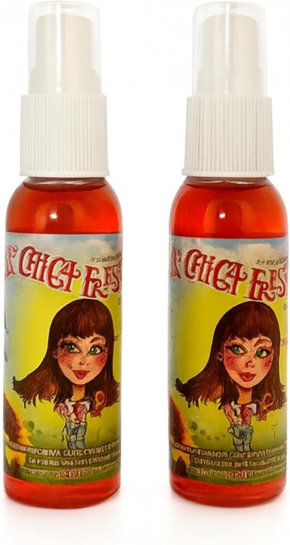 2 Pack Original La Chica Fresita Air Freshener Spray, 65ml Bottles, V-spec (Fresa/Strawberry)