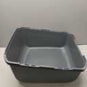 Catit Airsift Jumbo Hooded Litter Pan, Warm Gray/White - Privacy and Easy Access for Cleaning - Ideal for Larger or Multiple Cat Households