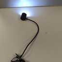 3 Modes & 10 Brightness Clip-on Reading Light - Desk Lamp with Memory Function & 360 Gooseneck Clamp for Bed Headboard (Gold)