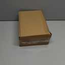 Unfinished Wood Box with Hinged Lid 1 Pack - 10.6" x 7.6" x 4.3" Smooth Unpainted Wooden Storage Box for Crafts, Jewelry, DIY Painting, Gift Packaging - Lightweight & Warp-Resistant (Natural Color)