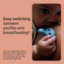 Tommee Tippee Breast-Like Pacifier, Lightweight, One-Piece Silicone Design, Symmetrical Nipple, 6-18m, 4 Pack