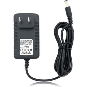 10.8V Battery Charger Replacement for Shark VACMOP VC205 VM200 VC200 UM200 UM205 Cordless Hard Floor Vaccum Mop AC Adapter Power Cord 6.6 FT (DC Round Charging Port, Not for Magnetic)