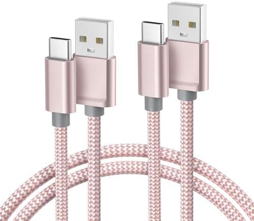 Basesailor USB Type C Charger Cable 3.3FT 2Pack,Charging Cord for Kindle Fire HD 7 2022 12th,10 9th 2019,8 10th 2020,Paperwhite 11th 2021 Generation,Samsung Galaxy A03s,A51,A52,A53,A12 A13,A32 A33,A42