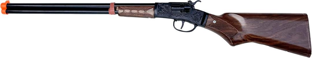 PARRIS CLASSIC QUALITY TOYS EST. 1936 Roll Cap Toy Rifle  27" Li'L Ranger Rifle for Ages 6+  Metal & Wood-Look Plastic with Western Design  Uses #912 Paper Roll Caps (Not Included)