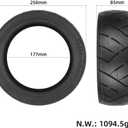 80/55-7.0(10.5 * 3.0) Self Repairing Tire for Segway P65D Electric Scooter, Puncture proof Vacuum Road Tire Replacement Part(Self-Repair)