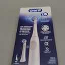 Oral-B Rechargeable Electric Toothbrush, iO2 Starter Kit, 3 Cleaning Modes, Automatic Pressure Sensor to Protect Gums, 2 Brush Heads, Pure White (1 Count (Pack of 1))