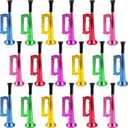 18 Pack 7 Inch Kid Trumpet Instrument Mini Trumpet Toys Kids Horn Musical Instruments Musical Educational Toys for Kids Parties and Events Cool Birthday Party Favors