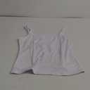 Womens Tank Tops Dressy Summer Sleeveless Shirts Sexy Square Neck Double Lined Fitted Tops T Shirts Blouses (X-Large, 102-white)
