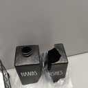 Cisily Kitchen Soap Dispenser Set with Sink Caddy, 12 Oz Glass Bottle, Hand and Dish Soap Dispenser Set with Sponge Holder, Black Stainless Steel Kitchen Countertop Sink Organizer Accessories