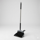 Broom with Dustpan Combo Set, Hand Broom and Dustpan Set for Sweeping Indoor Angle Broom for Home Office Kitchen Lobby Floor Pet Hair Indoor & Outdoor Cleaning (Gray)