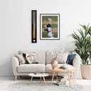Baseball Bat Display Case Solid Wood Frame Ball Holder Stand Showcase Display Cabinet with UV Protected Acrylic Wall Mounted Shadow Box Vertical and Horizontal