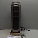 Lasko Oscillating Digital Ceramic Tower Heater for Home with Adjustable Thermostat, Timer and Remote Control, 23 Inches, 1500W, Silver, 755320