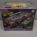 Scientoy Remote Control Car, 20KM/H Monster Truck Toys for Ages 5-7, 1:16 Scale All Terrain RC Cars for Boys & Girls Age 4-7, 2.4Ghz Off Road RC Truck, Christmas Birthday Gift for Kids (Green)