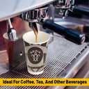 50 Pack 12 oz Double Wall Paper Coffee Cups with Lids & Sleeves Leak-Free Insulated Disposable To-Go Cups for Hot & Cold Drinks Perfect for Office, Home, Caf & Events