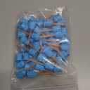 50 Pcs Short 10:1 Ratio Dental Mixing Tips High Performance Crown & Bridge Mixing Tips Blue&Orange