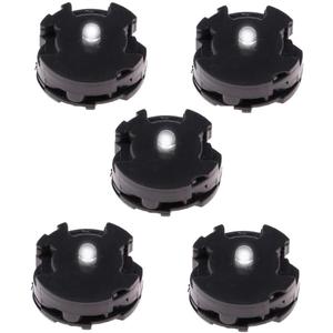 Yikko 5PCS LED Units for Gundam Models Kits, MG LED Unit Set for 00 MG GN-X Light Up Certain Models Hobby Accessories Xmas Gift for Kids (White)