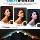 Weilisi 10" Ring Light with Stand 72'' Tall & Phone Holder,38 Color Modes Selfie Light with Tripod Stand,Stepless Dimmable/Speed LED Ring Light for iPhone & Android,YouTube, Makeup,TIK Tok