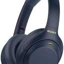 Sony WH-1000XM4 Wireless Premium Noise Canceling Overhead Headphones with Mic for Phone-Call and Alexa Voice Control, Midnight Blue WH1000XM4