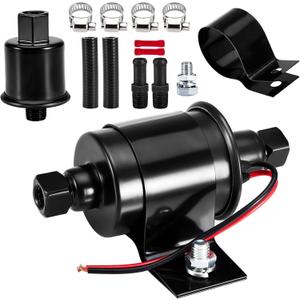 CarBole 4-7 PSI Electric Fuel Pump Low Pressure, 12V Inline Universal Diesel Gasoline Pump for Carburetors Trucks Boats Generator Engine Cars Replacement, E8012S, P60430, EP12S, FD0002, 6414671