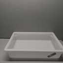 Cambro 18266P148, 8.75 Gal White Polycarbonate Food Storage Boxes, White (78575)