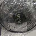 Hydrofarm ACFW16HDB Active Air 16" Whisper Quiet Heavy Duty Wall Mount Fan, Black