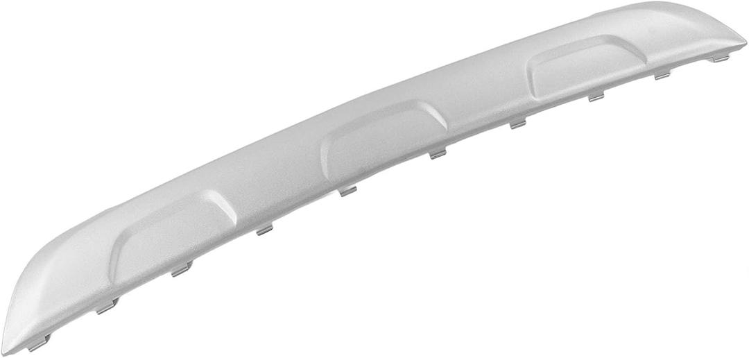 Rear Bumper Lower Skid Plate Valance Panel Trim ABS Rear Bumper Fascia Skid Plate Replacement for Chevy 2016 to 2022 Automotive Exterior (Silver)