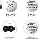 Mothers Birthday Gifts for Mom I Love You Keychain Gifts Mother Mom Christmas Mothers Day Gift for Mama Mommy Pocket Hug Token Keychains Mum Mommy Thank You Gift from Daughter Son