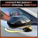 2 x ACLONG Glossy Black Mirror Covers Fit for Toyota Camry 2018-2025 – Driver & Passenger Side Rearview Cap Replacement (1 Pair)