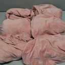 Smiry Velvet Stretch Chair Covers for Dining Room Set of 6, Soft Fit Removable Washable Kitchen Parsons Chair Slipcover Protector, Pink