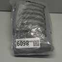 H.VERSAILTEX Linen Blackout Curtains Durable Thick Textured Linen Look 100% Blackout Patio Door Curtain Anti Rust Grommet Extra Wide Sliding Door Curtain Panel, W100 x L108 inch - Grey