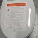 Brondell Swash Bidet Toilet Seat, Non-Electric, Dual Temperature, Fits Round Toilets, White Dual Nozzle System with Easy Installation